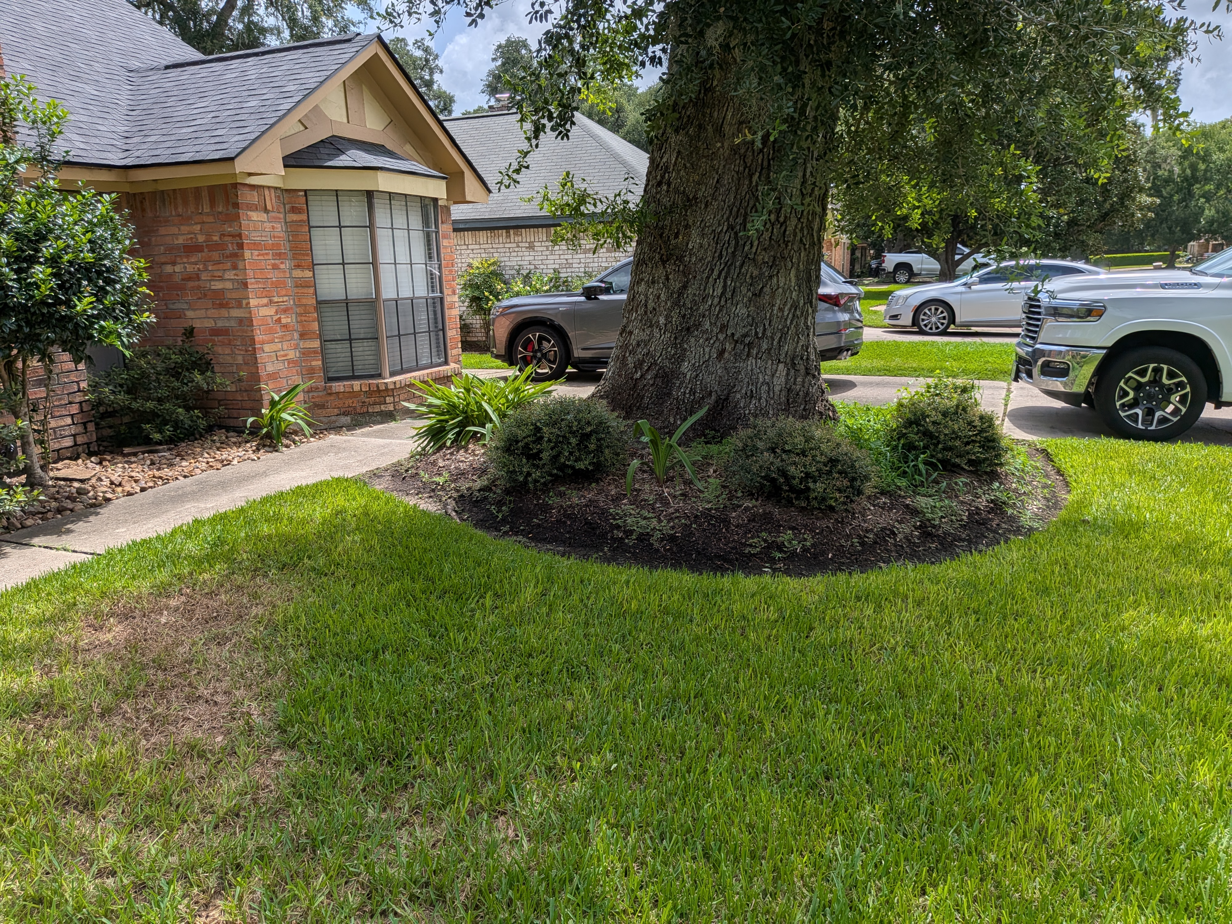 Brazoria County residential landscaping project