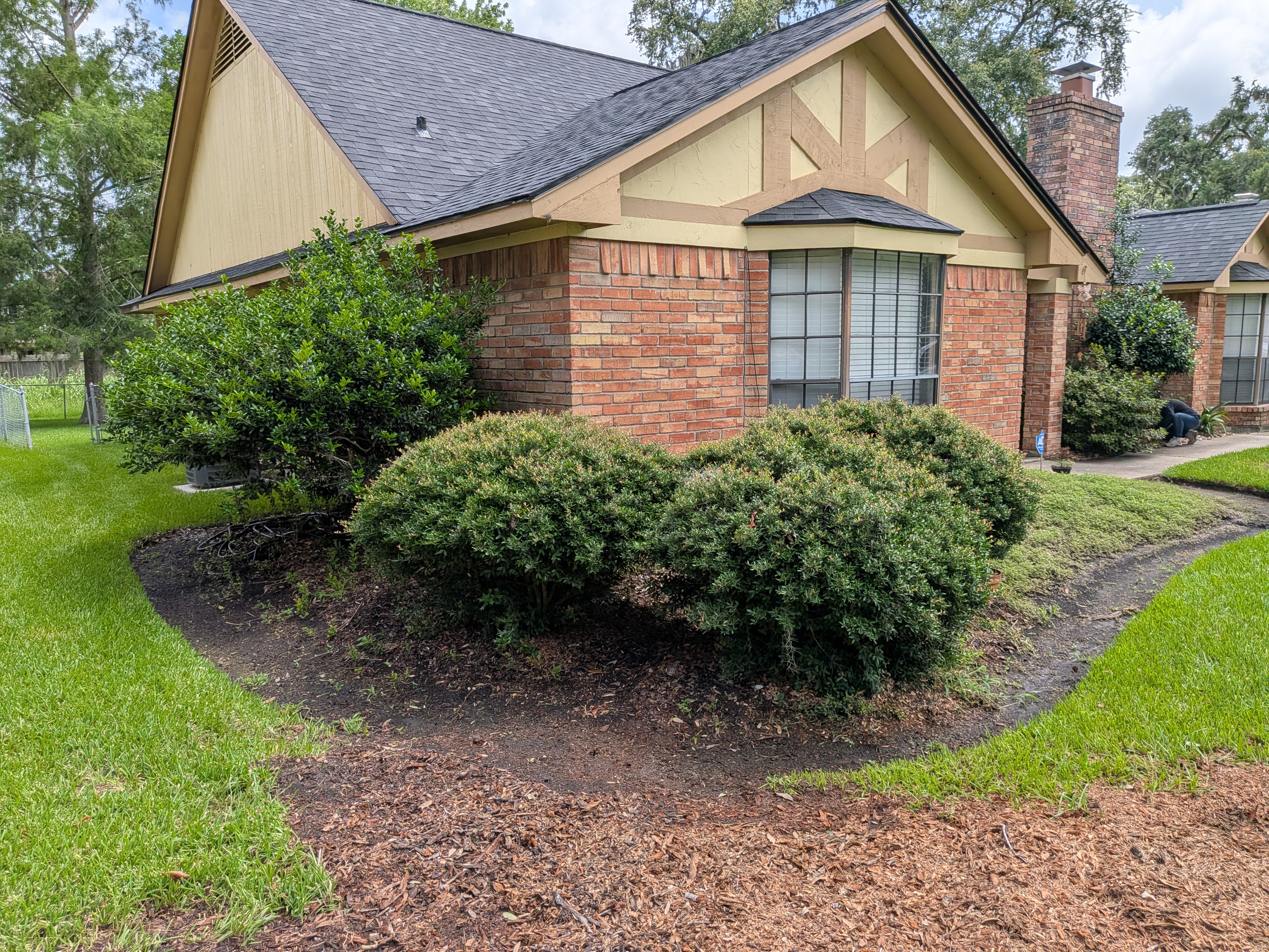 Brazoria County residential landscaping project