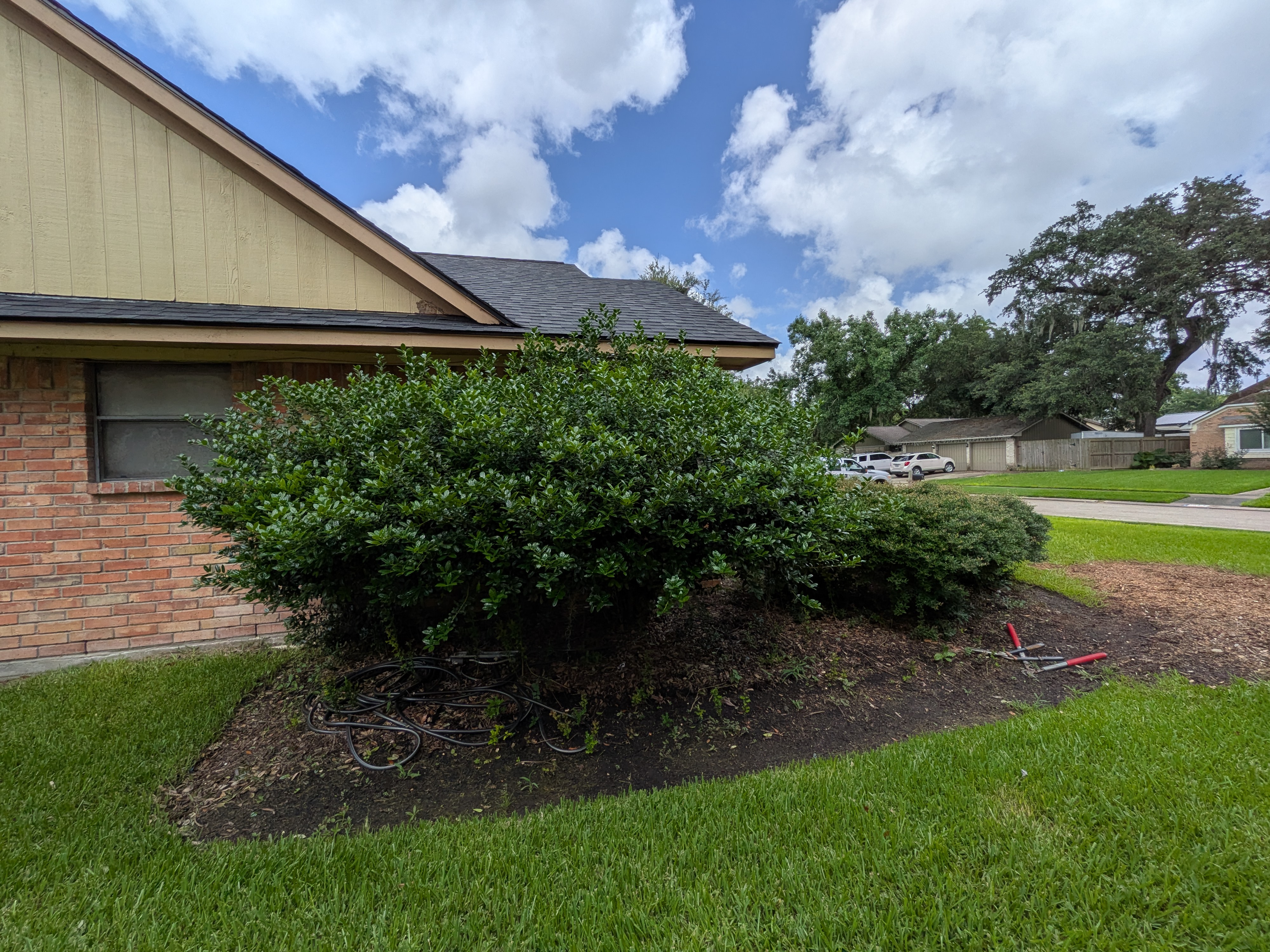 Brazoria County residential landscaping project