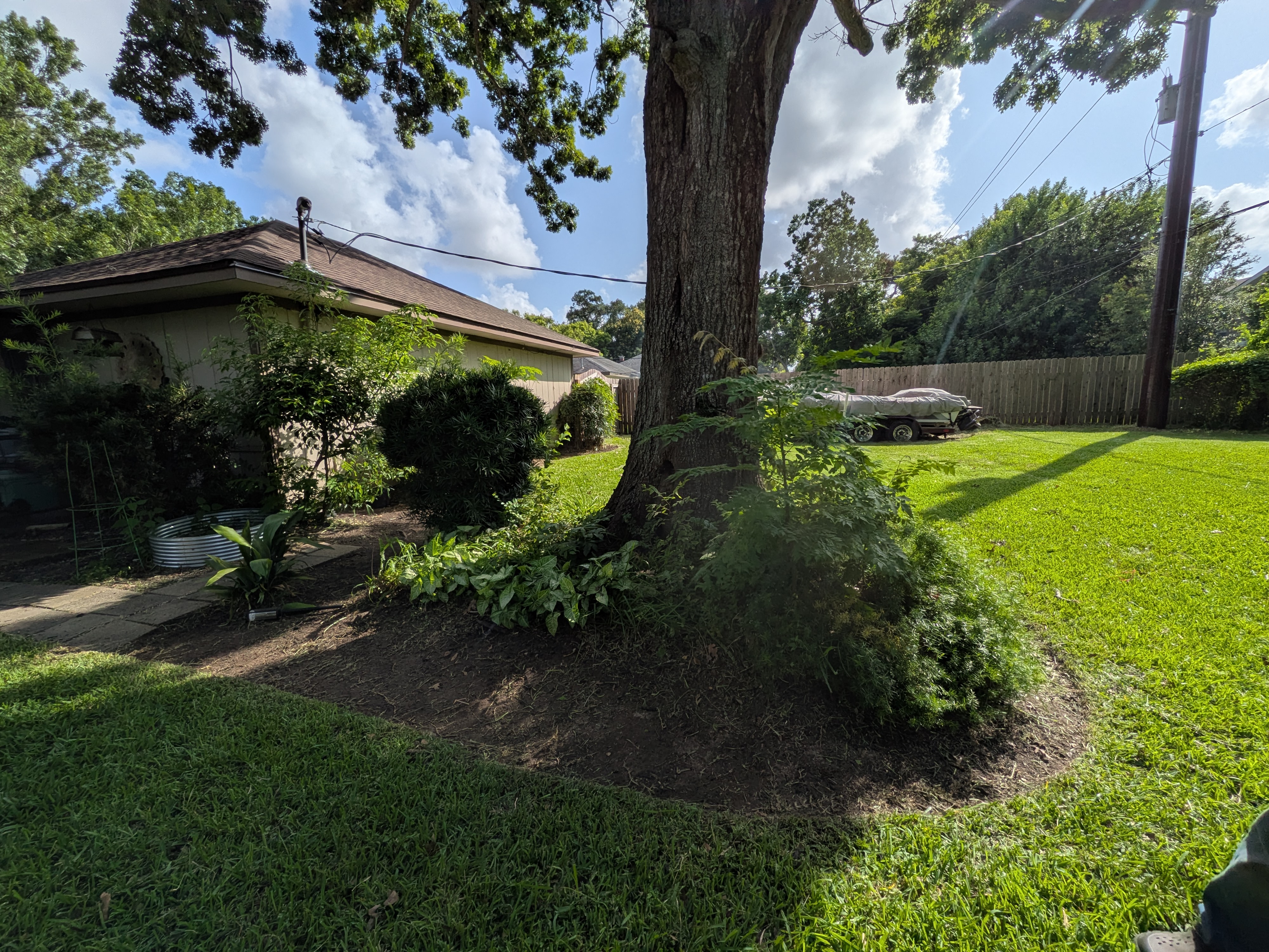 Brazoria County residential landscaping project