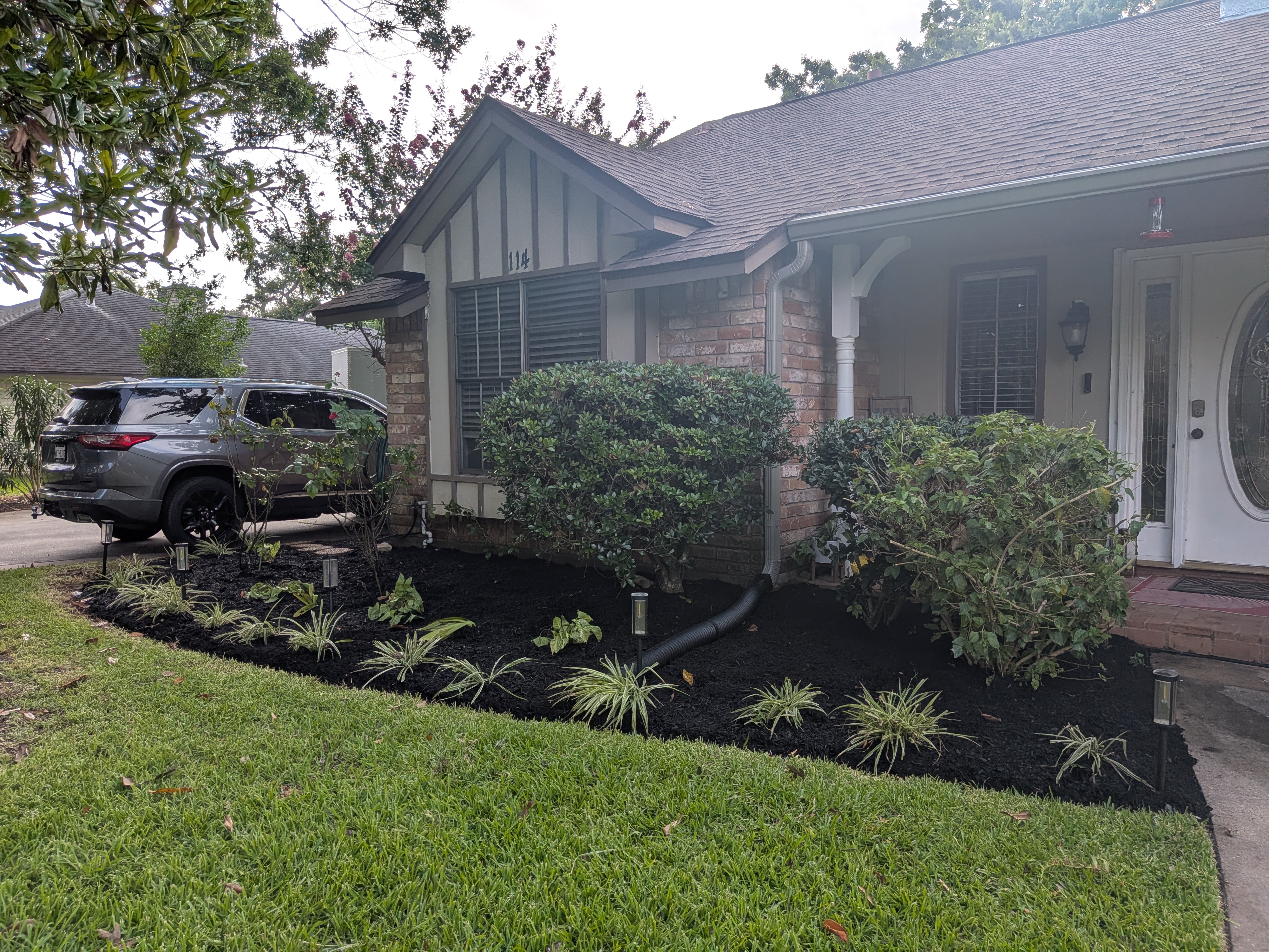 Brazoria County residential landscaping project