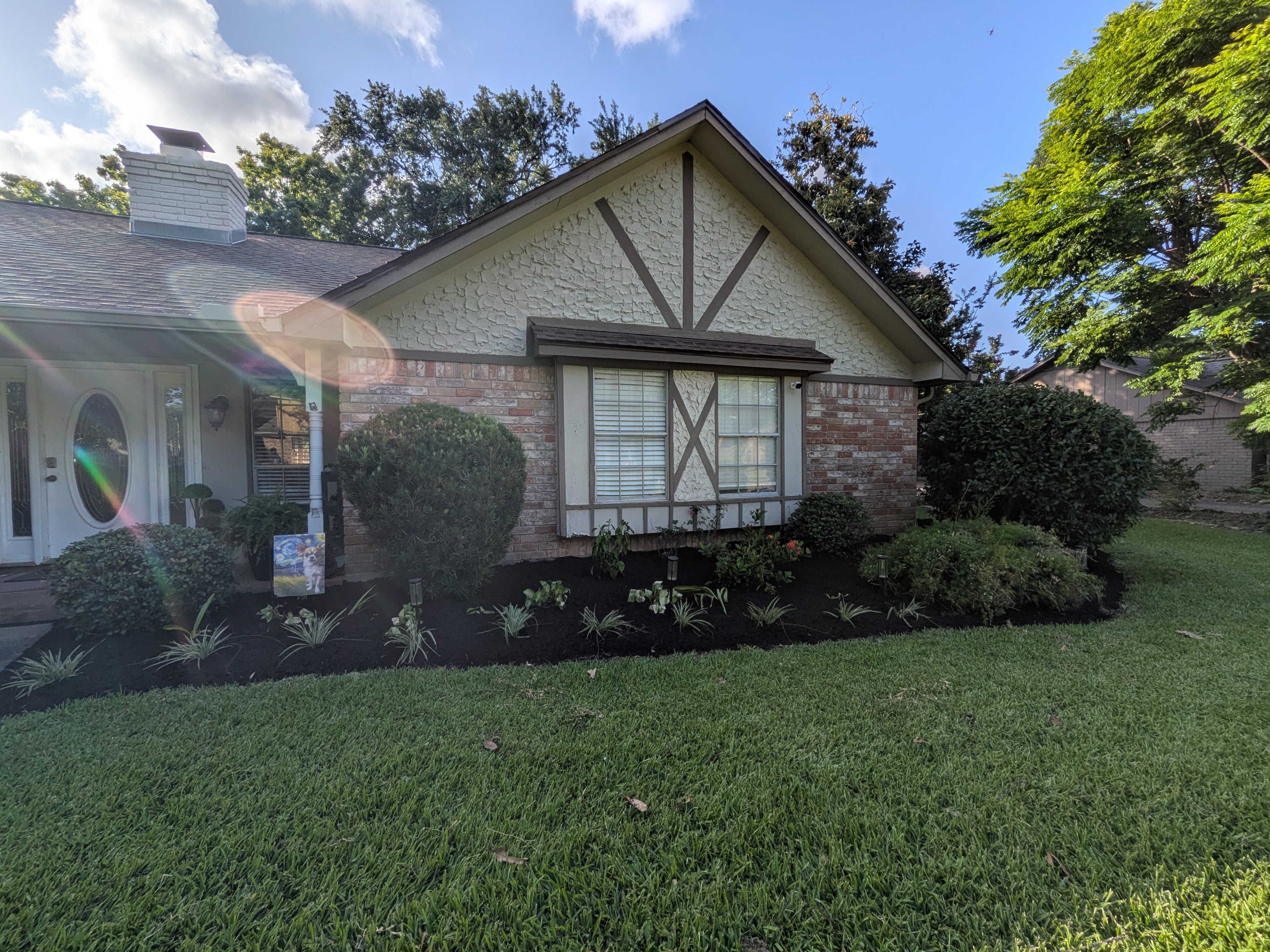 Brazoria County residential landscaping project