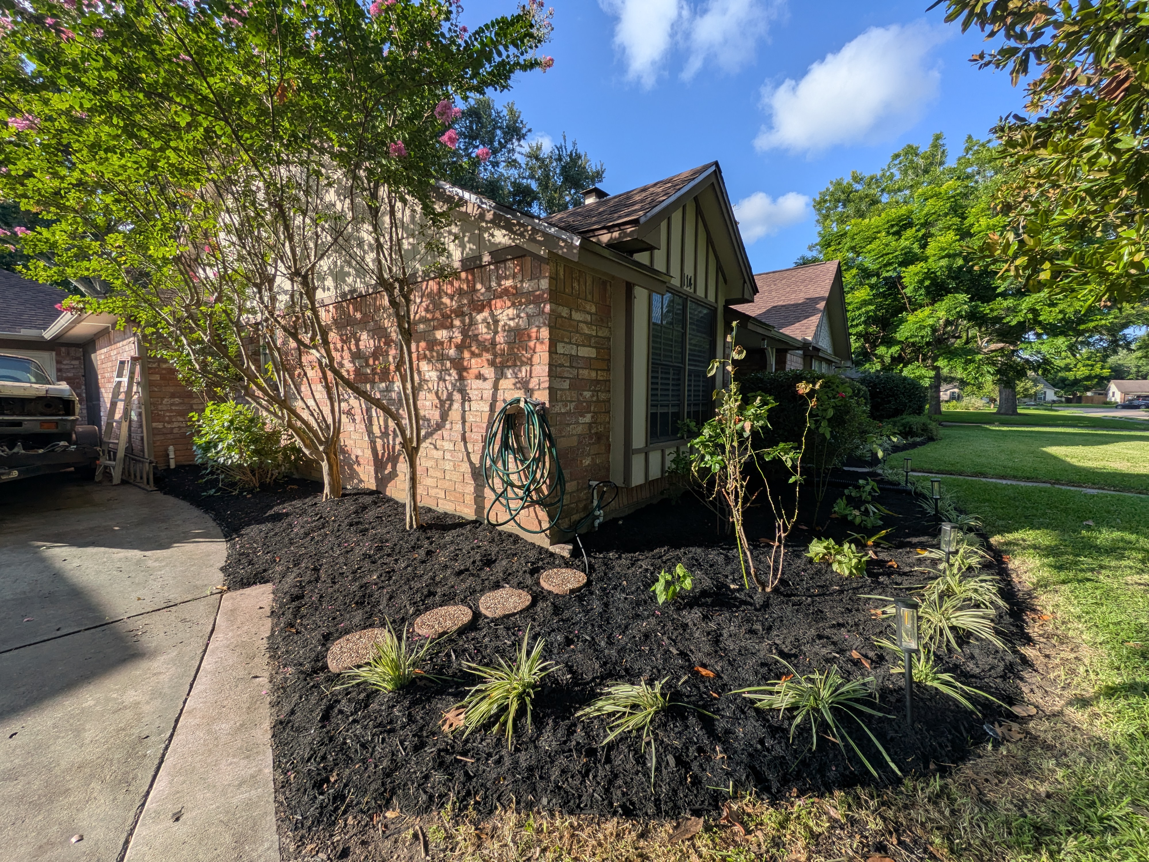 Brazoria County residential landscaping project