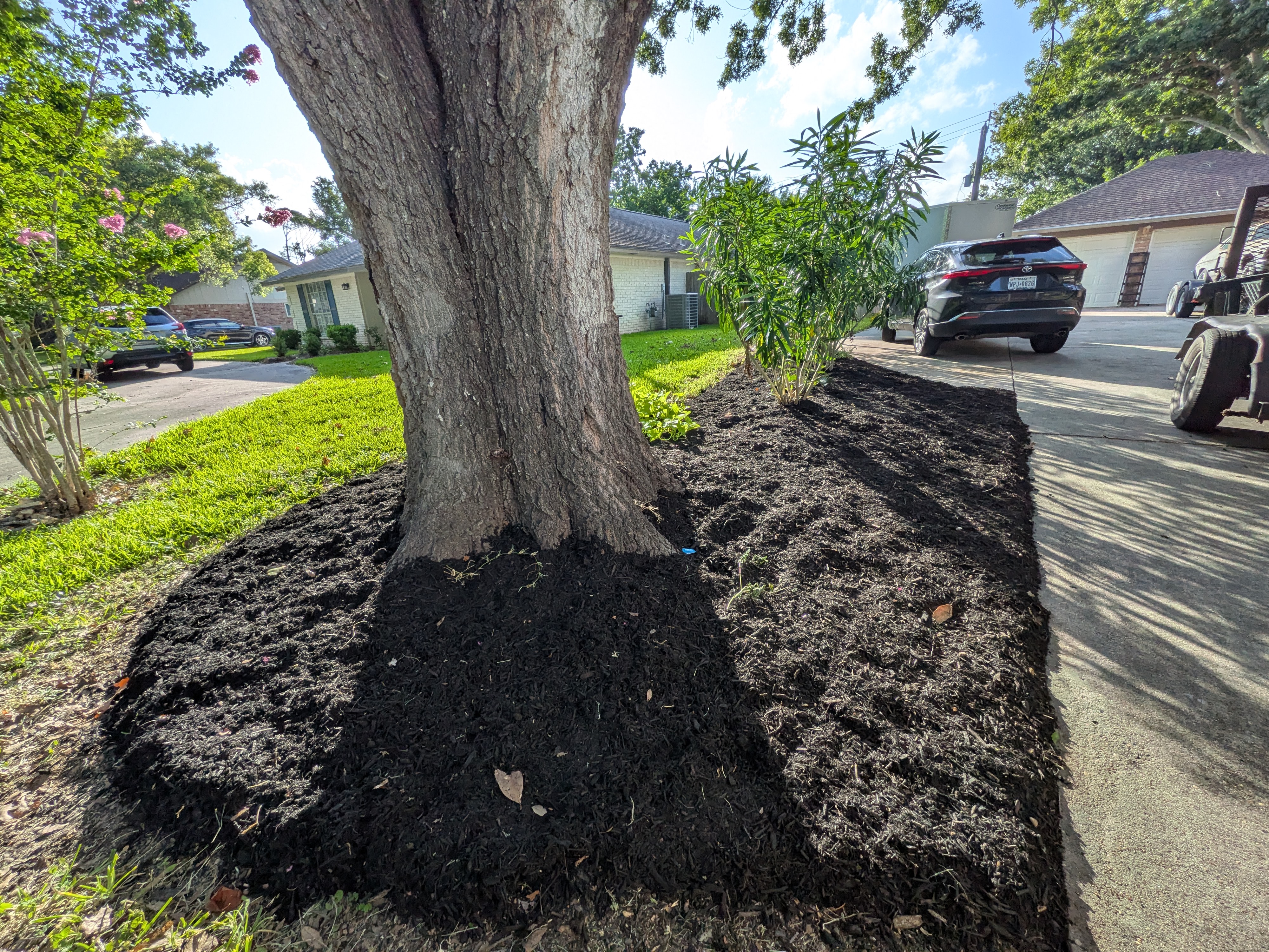Brazoria County residential landscaping project